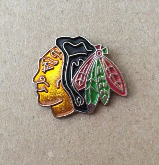 Nhl Chicago Blackhawks Logo Lapel Ice Hockey Pin Badge