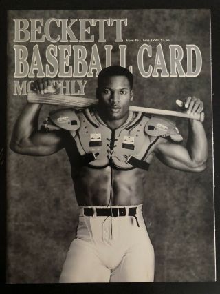 Beckett Baseball Card Monthly Issue 63 Bo Jackson June 1990 Exec.
