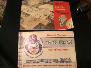 Vintage 1956 1957 1958 How To Operate Lionel Trains Accessories Booklet Old Rr