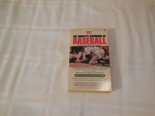 The Complete Handbook Of Baseball 1977 Edition.