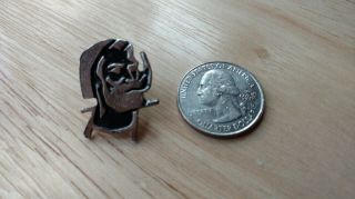 Vintage Zig - Zag Man Pin Button