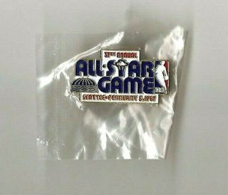 1987 Nba All Star Game Seattle Lapel Pin Nos In Package Supersonics