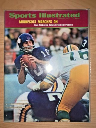 Sports Illustrated October 8 1973 - Fran Tarkenton Minnesota Vikings