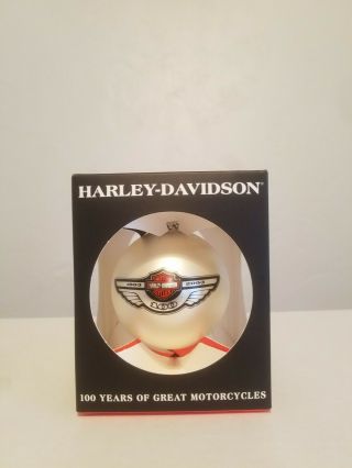 Harley Davidson 2003 Christmas Ornament " 100th Anniversary "