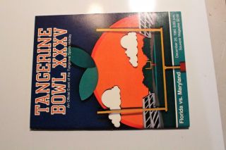 1980 Tangerine Bowl - U Of Florida Vs U Of Maryland - Vintage Football Program