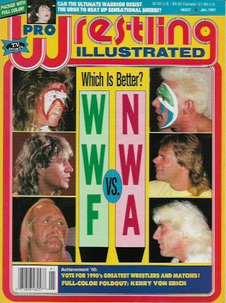 Pro Wrestling Illustrated - January 1991 - Wwf Vs.  Nwa - Which Is Better?