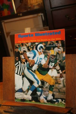 Vintage Sports Illustrated December 18,  1967 Roman Gabriel Rams Packers