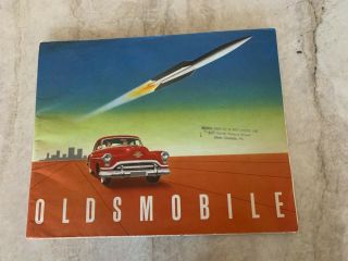 1951 Oldsmobile Options Brochure And Fold Out Sales Brochures (2 Items)