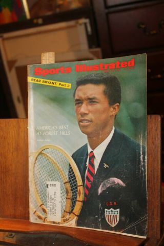 Vintage Sports Illustrated August 29 1966 Arthur Ashe