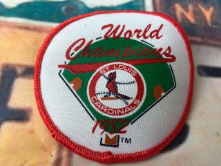 Vintage St.  Louis Cardinals 1982 World Champions Patch Baseball