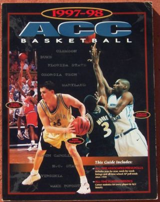 1997 - 98 Acc Ncaa Basketball Media Guide