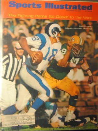 1967 Sports Illustrated - Los Angeles Rams Roman Gabriel
