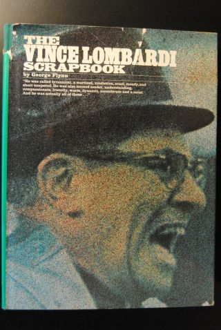1976 The Green Bay Packers Vince Lombardi Scrapbook George Flynn Hbdj