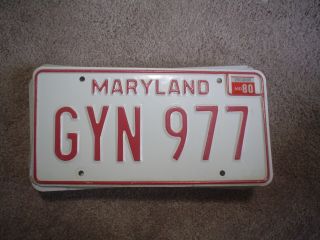Maryland 1980 License Plate Buy All States Here Fast