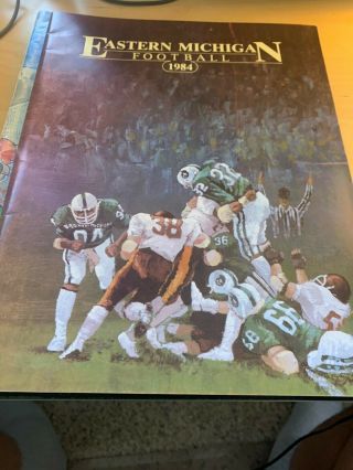 1984 Eastern Michigan University Football Media Guide