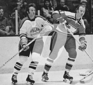 York Raiders Ron Ward Vs Ottawa Nationals Wha Hockey Reprint Media Photo