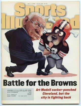 Si: Sports Illustrated December 4,  1995 Art Modell,  Football,  Cleveland Browns