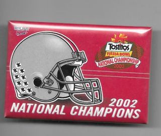 Tostitos Fiesta Bowl 2002 National Champions Ohio State Buckeyes Pinback Button
