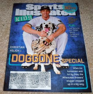 March 2019 Christian Yelich Brewers Sports Illustrated For Kids