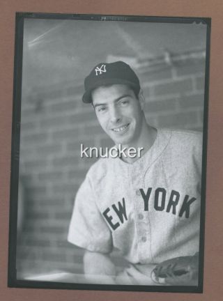 G.  Burke Photo Of Yankees Joe Dimaggio