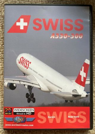 Just Planes Swiss Airlines A330 - 300 Zurich - York (jfk) Dvd