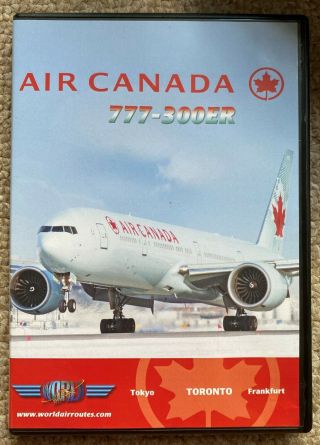 Just Planes Air Canada Boeing 777 - 300er Toronto - Tokyo & Frankfurt Dvd