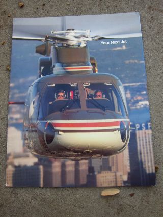 1982 Sikorsky S - 76a Mk2 Helicopter Muti Page Sales Brochure
