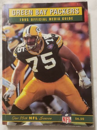 1995 Green Bay Packers Nfl Media Guide Book