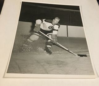 Vintage Hockey Photo Chicago Blackhawks Ray Timgren