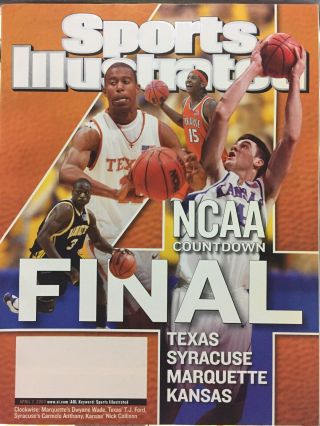 April 7,  2003 Carmelo Anthony Dwyane Wade Sports Illustrated No Label Wb