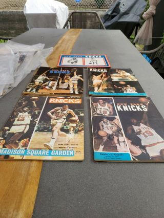 5 1972 Nba Basketball Program At York Knicks Very Good
