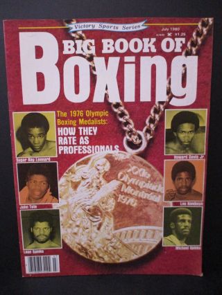 Big Book Of Boxing July 1980 Sugar Ray Leonard John Tate Micheal Spinks Vg