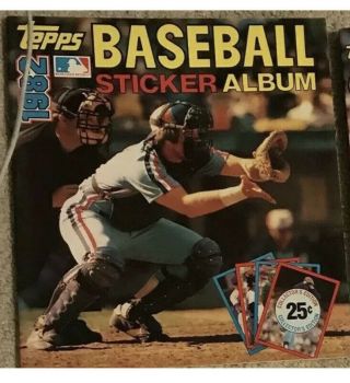 1982 Topps Baseball Sticker Book Album Gary Carter Montreal Expos