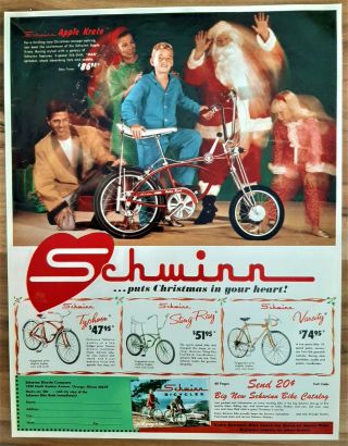 Vintage 1968 Schwinn Apple Krate Stingray Advertisement