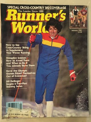1981 Runner’s World January  Frank Shorter,  York Marathon