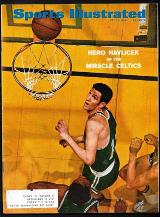 1969 Sports Illustrated Boston Celtics Win Nba Championship John Havlicek Ex