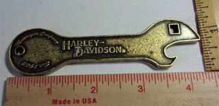 Vintage Harley Opener Collectible Old " Hd " Motorcycle Biker Memorabilia Barware