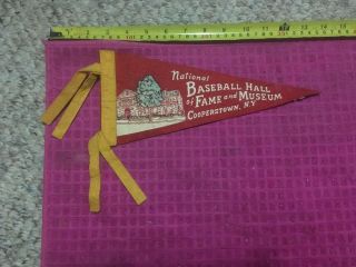 Vintage National Baseball Hall Of Fame Pennant Cooperstown Ny York Ship Fast