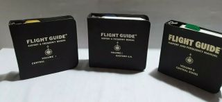 Vintage Flight Guide Airport Frequency States Pilot Manuals Vol 1&2 97 - 99