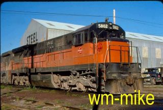 129 - Roster - Milwaukee Road Ge U36c 5802 In Washington Slide