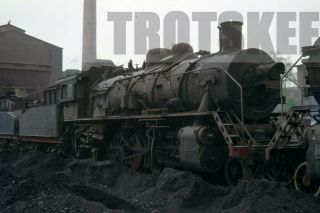 35mm Slide Cr China Chinese Railways Steam Loco Sy0810 Tai Yuan 1984