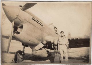 Wwii Usaaf P - 40 Warhawk 49th Fighter Grp Darwin Australia 1942 1 Photo