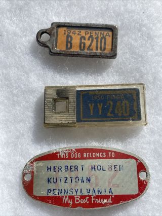 Pennsylvania Dav,  Disabled American Veterans Keychain License Tags