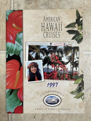 1997 American Hawaii Cruises Ss Independence Cruise Brochure