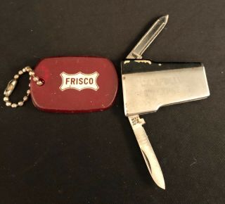 Frisco Key Chain With Campbell 66 Express Money Clip With Knife And File