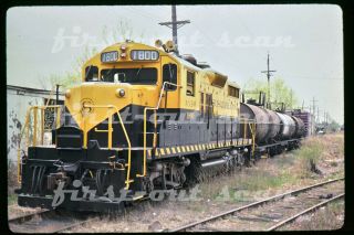 Slide - Nys&w Nysw 1800 Gp - 18 Action On Local Freight 1981