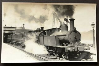 Old Photo Postcard Windermere Lake Side Railway Station & Lms Locos