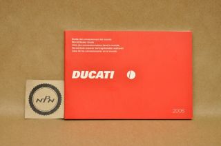 2006 Ducati World Dealer Guide Book Booklet
