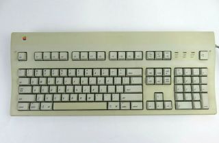Apple Extended Keyboard Ii M3501 With Adb Cable Vintage Alps Mechanical Switches