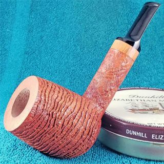Unsmoked Bruce Weaver Huge Ring Grained Lovat Freehand American Estate Pipe